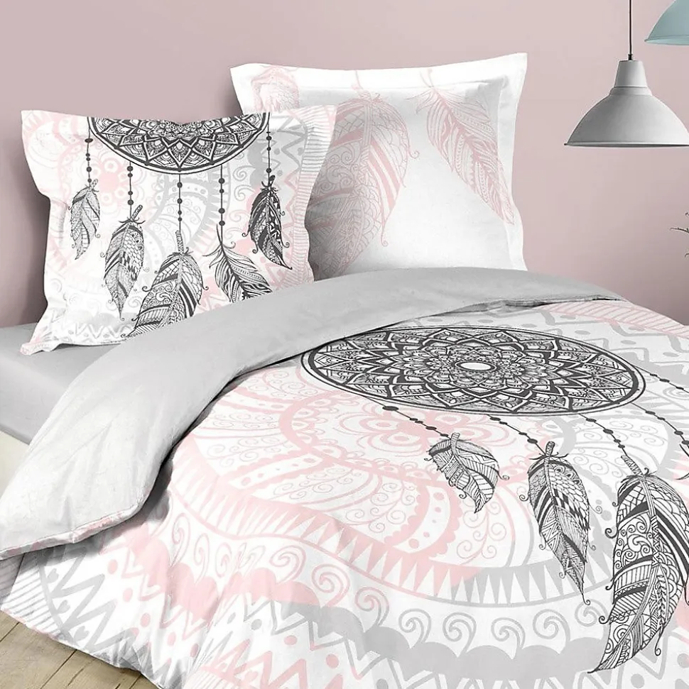 Housse de couette 200x200 + 2 taies Namaste coton