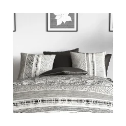 Housse de couette 240x220 + 2 taies en coton 57 fils