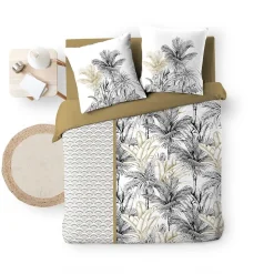 Housse de couette 260x240 + 2 taies DAKAR 100% coton