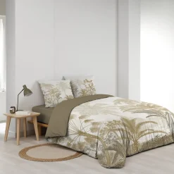 Housse de couette 240x220 + 2 taies COCOTY 100% coton