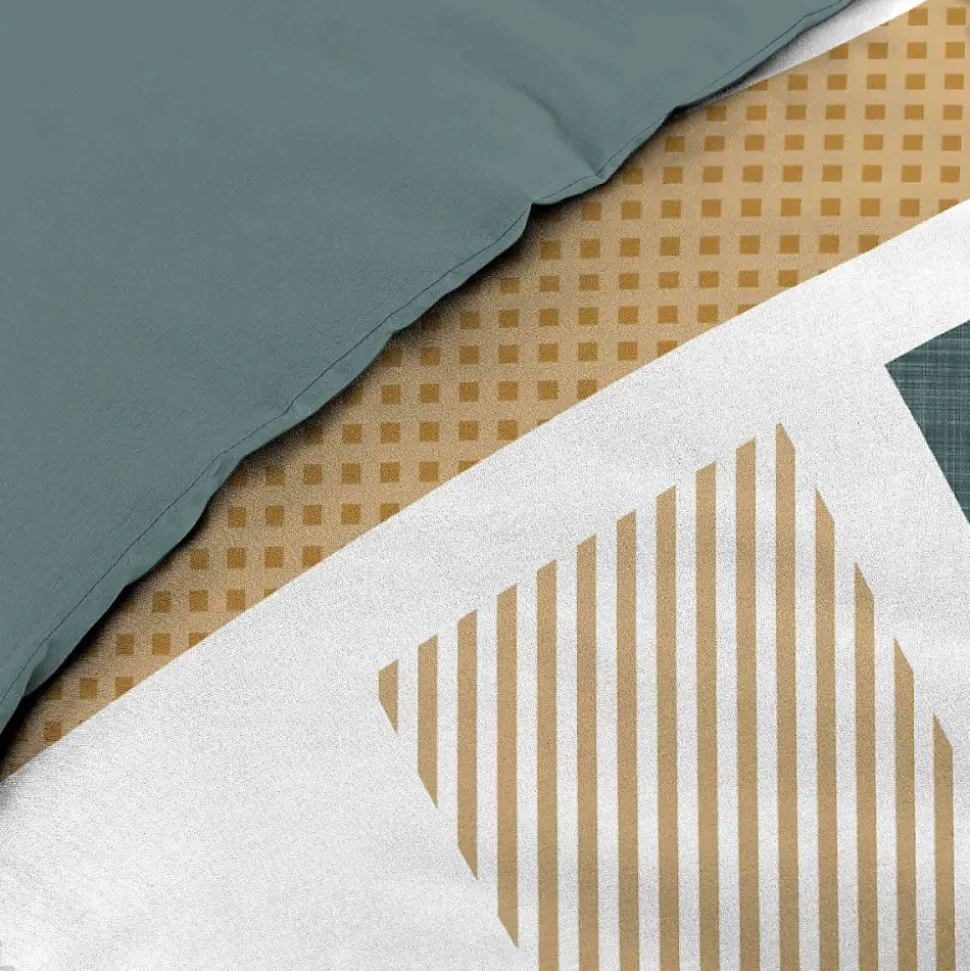 Housse de couette 240x220 + 2 taies ZEPHYR 100% coton