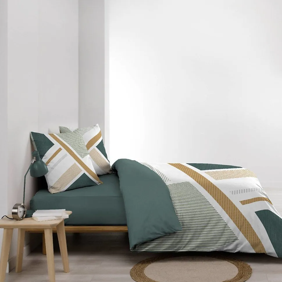 Housse de couette 240x220 + 2 taies ZEPHYR 100% coton