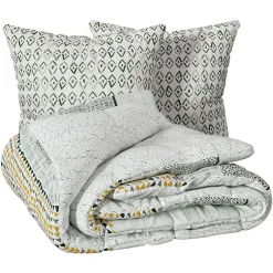 Housse de couette 260x240 + 2 taies coton AQUAR