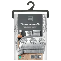 Housse de couette 240x220 + 2 taies INDIAN DREAM 100% coton
