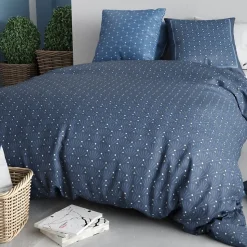 Housse de couette 240x220 + 2 taies coton 57 fils