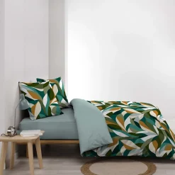 Housse de couette 240x220 + 2 taies 100% coton