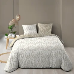 Housse de couette 240x220 + 2 taies MALIA 100% coton