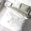 Housse de couette 240x220 + 2 taies SOLIFLORE 100% Coton 57 fils