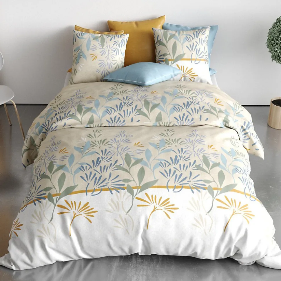 Housse de couette 240x220 AGIL + 2 taies coton 57 fils