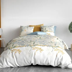 Housse de couette 240x220 AGIL + 2 taies coton 57 fils