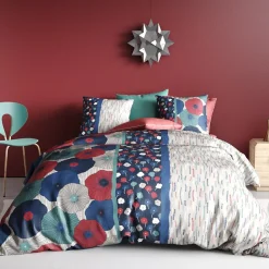 Housse de couette 240x220 AGUEDA + 2 taies coton 57 fils