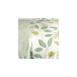 Housse de couette 260x240 ARECA + 2 taies coton 57 fils