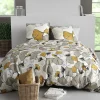 Housse de couette 240x220 AROM + 2 taies coton 57 fils