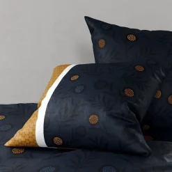 Housse de couette 240x220 BEL OR + 2 taies coton 57 fils