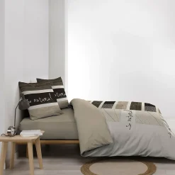 Housse de couette 220x240 cm + 2 taies 100% coton So natural