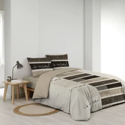 Housse de couette 220x240 cm + 2 taies 100% coton So natural