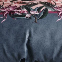 Housse de couette 220x240 cm + 2 taies d'oreiller 63x63 cm coton flora