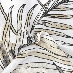 Housse de couette 240x220 cm coton SUMATRA gris Fusain