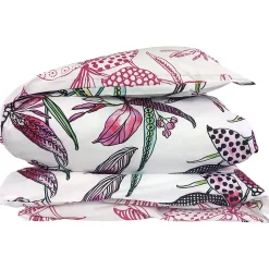 Housse de couette 200x200 cm coton PÉNÉLOPE Rose