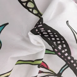 Housse de couette 200x200 cm coton PÉNÉLOPE Rose