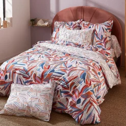 Housse de couette 140x200 cm coton PERROQUET multicolore Salsa