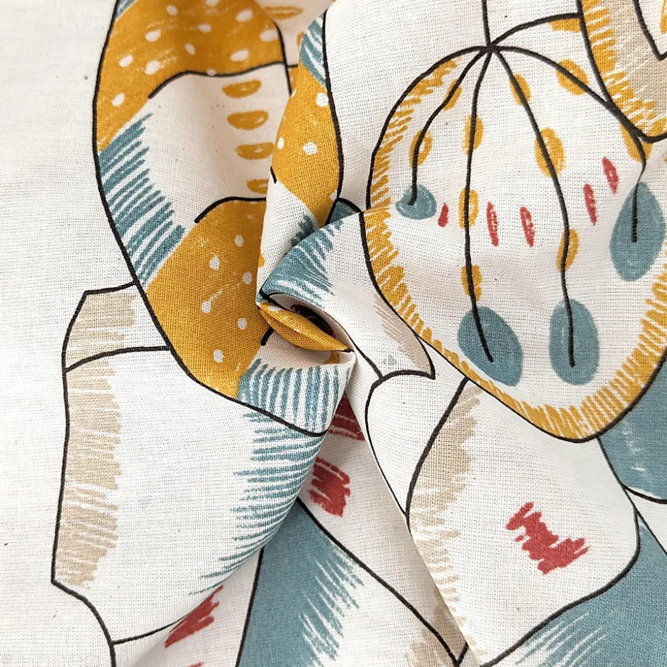 Housse de couette 200x200 cm coton OKY écru Naturel