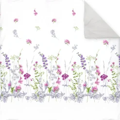 Housse de couette 300x240 cm coton PRETTY blanc