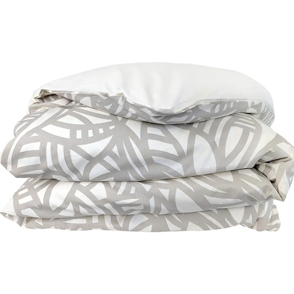 Housse de couette 240x220 cm coton lavé SERENA Beige écru