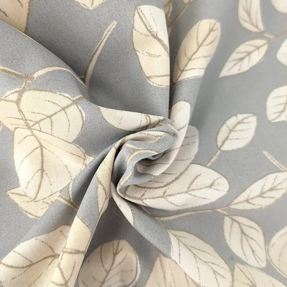 Housse de couette 280x240 cm en percale coton LISON gris