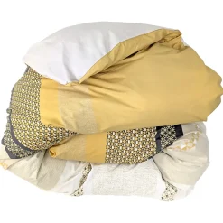 Housse de couette 240x220 cm percale coton MARLOW Miel