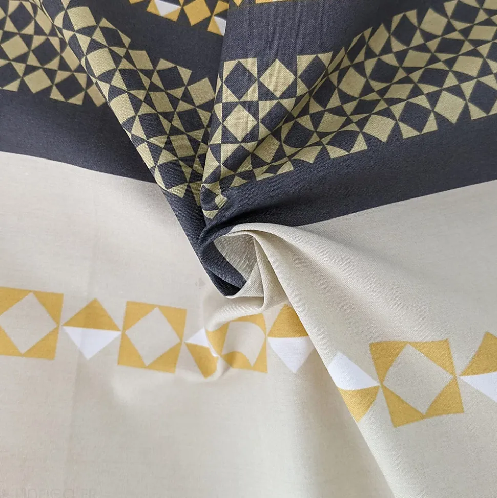 Housse de couette 200x200 cm percale coton MARLOW Miel