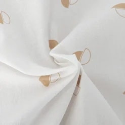 Housse de couette 300x240 cm percale coton ALEX marron Moka