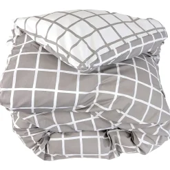 Housse de couette 200x200 cm percale coton DDM MAX Gris