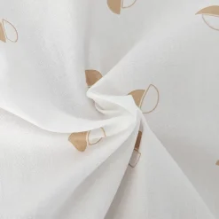 Housse de couette 280x240 cm percale coton ALEX marron Moka