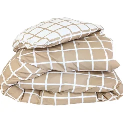 Housse de couette 200x200 cm percale coton DDM MAX Beige