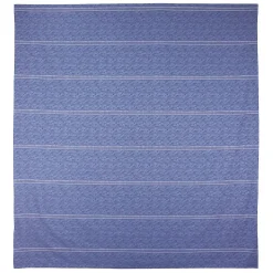 Housse de couette 260x240 cm Satin de coton VENDOME Bleu foncé