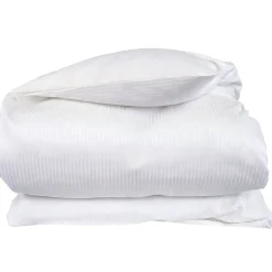 Housse de couette 140x200 cm satin de coton GRAND HÔTEL blanc