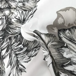 Housse de couette 140x200 cm satin de coton SAVANE blanc