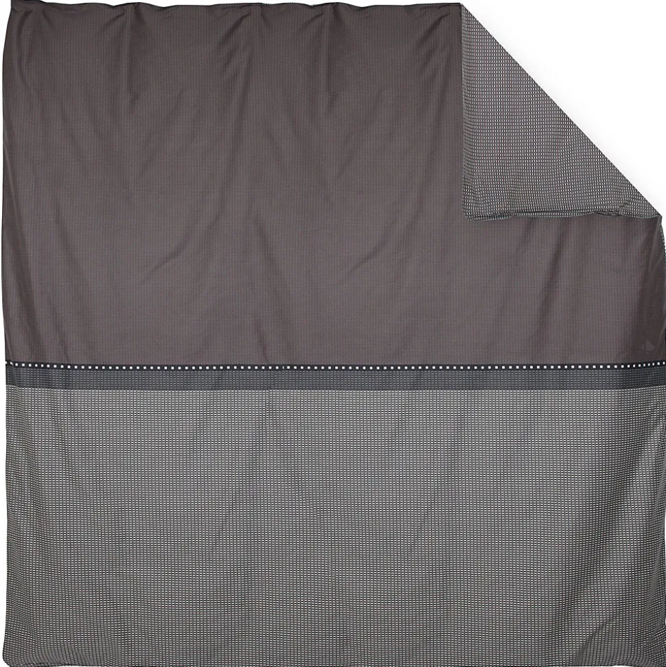 Housse de couette 260x240 cm satin de coton ENZO noir