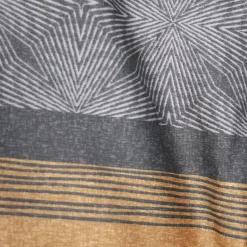 Housse de couette 200x200 cm satin de coton TIAGO noir