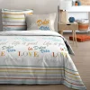Housse de couette 260x240 DOLCE VITA + 2 taies coton 57 fils