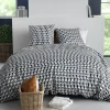 Housse de couette 260x240 GEO + 2 taies coton 57 fils