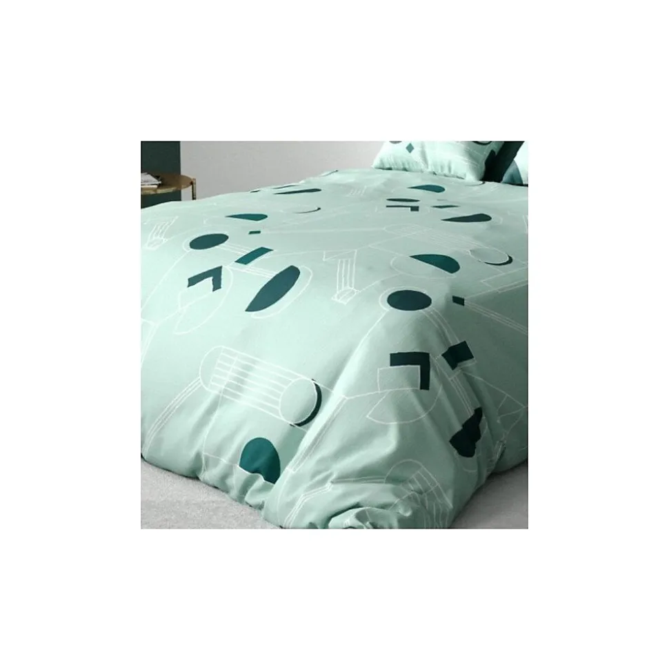 Housse de couette 260x240 HAWAK + 2 taies microfibre