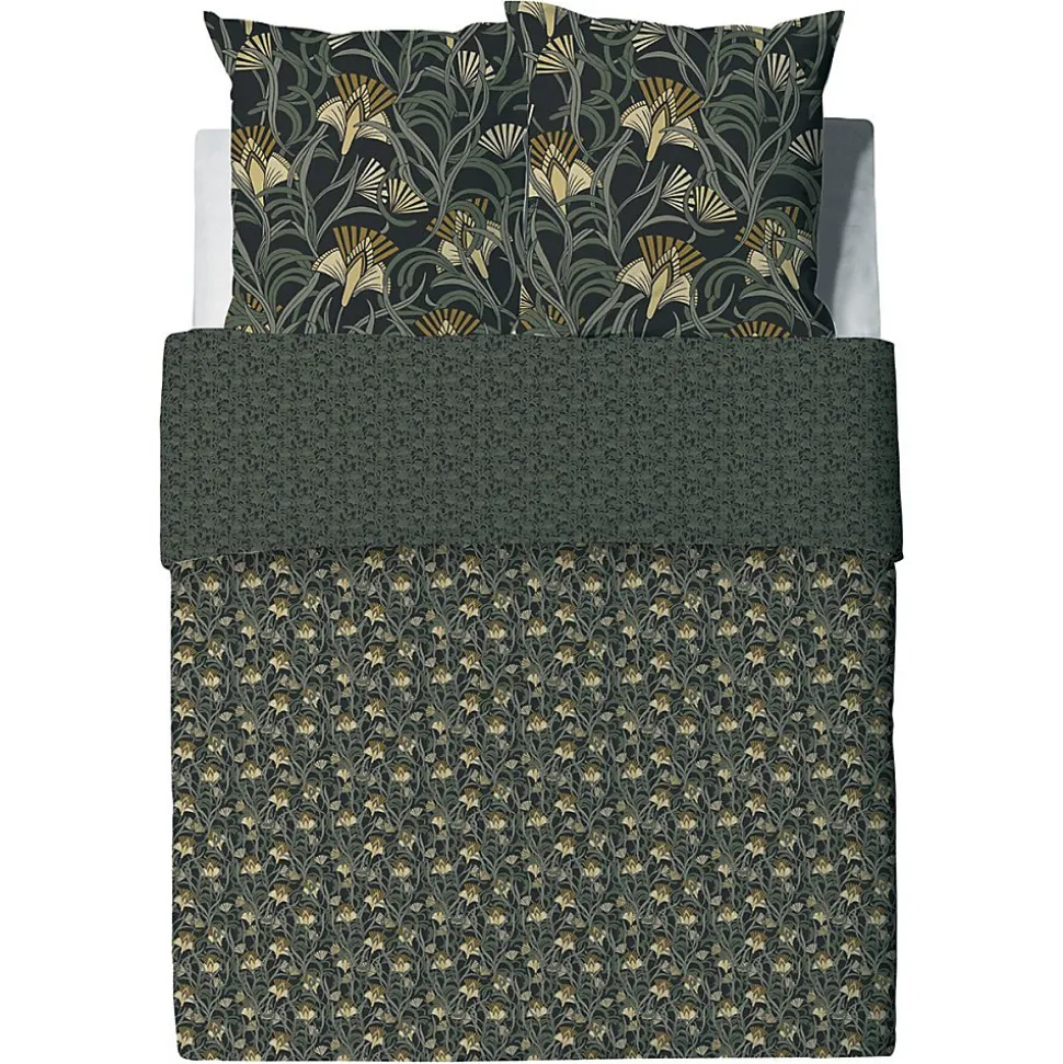 Housse de couette 260x240 Liana + 2 taies coton 57 fils