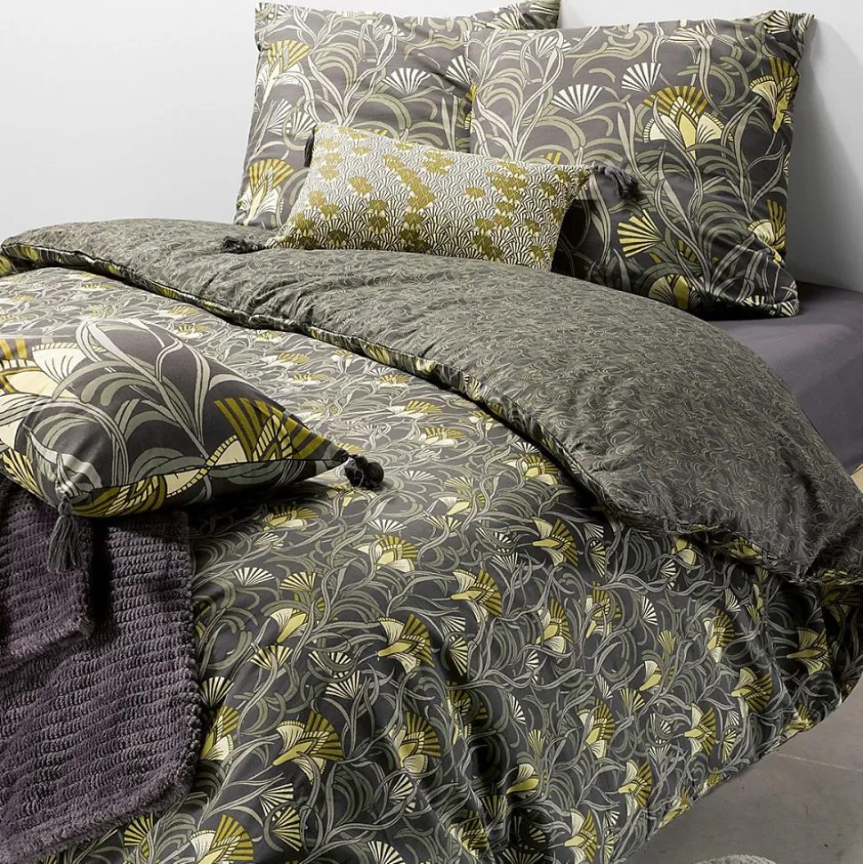 Housse de couette 260x240 Liana + 2 taies coton 57 fils