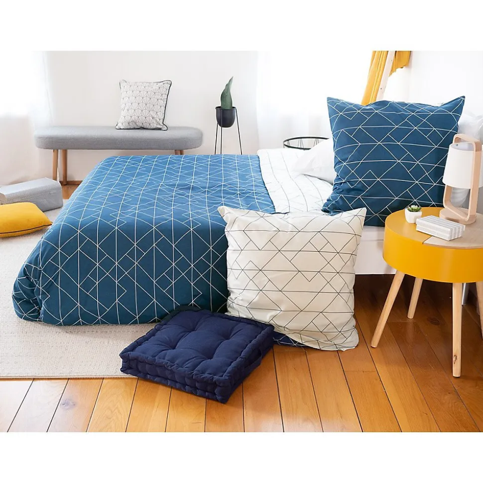 Housse de couette 240x220 List + 2 taies microfibre