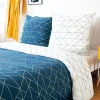 Housse de couette 260x240 List + 2 taies microfibre