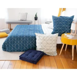 Housse de couette 260x240 List + 2 taies microfibre