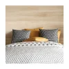 Housse de couette 260x240 LOYA + 2 taies coton 57 fils
