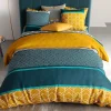 Housse de couette 240x220 Lupin + 2 taies coton 57 fils